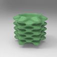 untitled.284.gif organic organic flower pot organic pencil holder office container geometric faceted origami tool tool