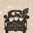 20231124_234054.gif Line art christmas car, wall art christmas car, 2d art christmas car, noel, Navidad