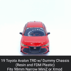 19-Avalon-TRD.gif 19 Avalon TRD Body Shell with Dummy Chassis (Xmod and MiniZ)