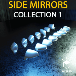 Sem-Título-1.gif Fichier STL COLLECTION DE MIROIRS LATÉRAUX 1 - 17aug22・Design à télécharger et à imprimer en 3D