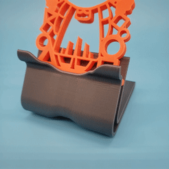 ezgif.com-gif-maker.gif STL file PHONE HOLDER, PHONE STAND, SQUID GAME・3D print model to download