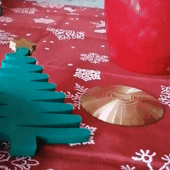 VID_20221124_115316.gif Free 3D file simple christmas tree, no supports・Design to download and 3D print, Kittycani