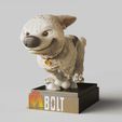 Bolt.gif Bolt- CANINE-RUNNING POSE-FANART FIGURINE