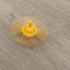 IMG-5925.gif STL file mechanical, print in place spinning top・3D printer model to download