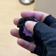 ezgif.com-video-to-gif-4.gif Datei STL Drachenblume Fidget Spinner, Print-in-Place, Schlüsselanhänger, Fidget Toy・Modell für 3D-Druck zum herunterladen