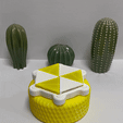 Gif-Bowl.gif STL file Bowl with open-close mechanism (Print-in-place)・Template to download and 3D print