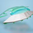 LK-21-ALIENSHIP-P.F-GIF-2.gif Alienship Design Floater Exterior Modern 3D model