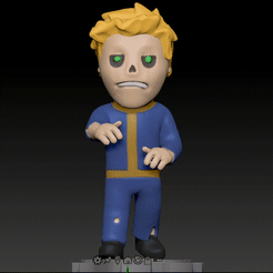 2021-07-24_19-27-03.gif STL file Fallout. Vault boy. Ghoul Endurance・3D printing idea to download
