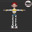 05_AdobeExpress.gif Archivo STL Toy Story - Jessie - Articulado・Modelo para descargar y imprimir en 3D