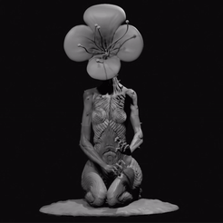 ee.gif Flora - The Queen of Flowers Collectible figurine 3d print