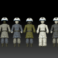 vHiil tS | eo Archivo 3D STAR WARS .STL OBI- WAN KENOBI OBJ. Jedi Kids 3D KENNER STYLE ACTION FIGURE.・Plan imprimible en 3D para descargar