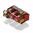 1c70f883-b74a-40a8-ae81-71405b3adc42.gif Yellow Artillery Tractor Fire Truck with Movements