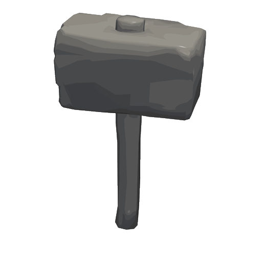 rust-game-hammer-3d-model 3D model preview