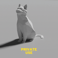 huge-priv-1.gif Low Poly Cat (No Supports!) (Private Use)