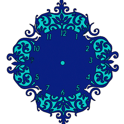 5µ.gif Fichier STL gratuit horloge murale・Objet imprimable en 3D à télécharger