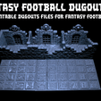 3.gif 3D FANTASY FOOTBALL DUGOUTS VOL 1 Kickstarter "Poop Bowl" Sample