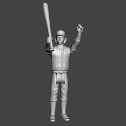 GIF.gif Файл STL ФИГУРКА ИЗ ФИЛЬМА THE WARRIORS АРТИКУЛИРОВАННАЯ KENNER THE FURIES БЕЙСБОЛИСТ 3.75 .STL .OBJ СТИЛЬ・Модель для загрузки и 3D-печати