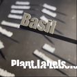 Basil.gif 3D Printable Basil Plant Tag – Lush Multi-Color & STL Files for Culinary Gardens
