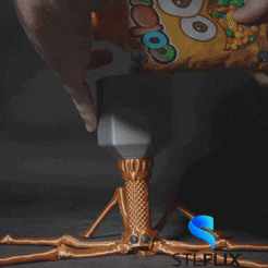Articulated-Bacteriophage-Candy-Dispenser.gif Archivo 3D Dispensador de caramelos Bacteriófago articulado・Diseño imprimible en 3D para descargar