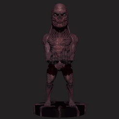 ZBrush-Movie.gif STL file Vecna Stranger Things joystick Holder・Template to download and 3D print