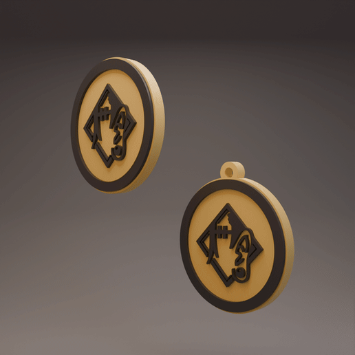 Geto Suguru Emblem - Jujutsu Kaisen - Keychain and Coin/Badge