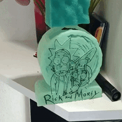 WhatsApp-Video-2022-04-06-at-22.44.01.gif STL file rick and morty・3D print object to download, Valera_P