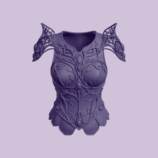 Ornate Elven Botanical Cuirass Armor