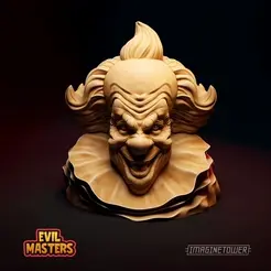 evil_penny_vid.gif Pennywise Clown Bust Miniature Character