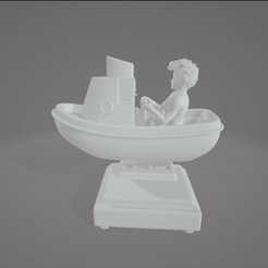 coinopboat.gif Archivo 3MF gratis Paseo en barco para niños・Diseño por impresión en 3D para descargar