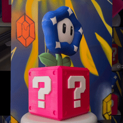 ezgif-1-f8a3a6bb1a.gif STL file Wonder Flower Power Up - Super Mario Bros. Wonder 2023・Template to download and 3D print