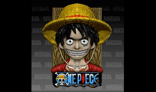 🐒 One Piece Monkey Luffy・ STL File for 3D printing・Cults