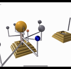Untitled-1.gif Fichier STL Planètes en rotation Système solaire・Design pour imprimante 3D à télécharger