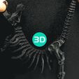 1231.gif STL file Fully Articulated Dinosaur Skeleton Model・Design to download and 3D print