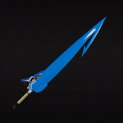 ezgif.com-video-to-gif.gif STL file FINAL FANTASY X | Tidus' Brotherhood Sword・3D printable design to download