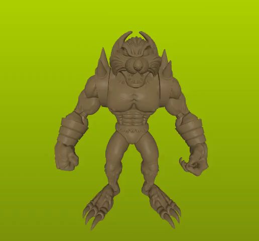 ImageToStl.com_uu.stl-1.mp4 General Vermin Battletoads