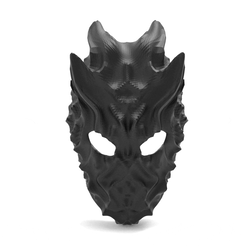 untitled.86.gif STL-Datei WIMPERNTUSCHE MASKE VORONOI COSPLAY HALLOWEEN・3D-Druck-Idee zum Herunterladen