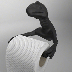 2.gif Download STL file Raptor Toilet Paper Holder • 3D printer template, samsss