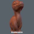 Brontosaurus.gif Файл STL Бронтозавр (легкая печать без поддержки)・Модель для загрузки и печати в формате 3D