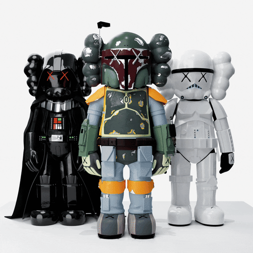 🎨 KAWS BOBA FETT X STARWARS・ STL File for 3D printing・Cults
