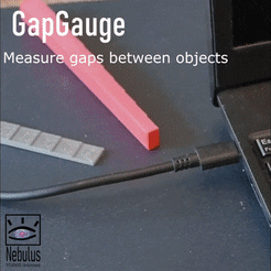 GapGauge.gif STL-Datei GapGauge - Messen kleiner Lücken/Abstände zwischen Objekten kostenlos herunterladen • 3D-Drucker-Modell, Nebulus