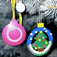 YoyoStudios_FromPegBoard.To.XmasBall.gif Hama Christmas Bauble Pegboard - PixelArt/Circular Shape Mix