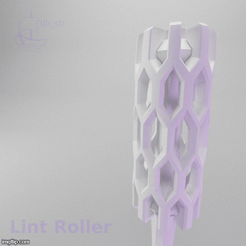 43ic26.gif Download STL file Lint Roller / Remover • 3D printable object, Tree-D-Prints