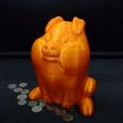 1.gif Free STL file Waddles piggy-bank・Design to download and 3D print