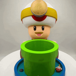 Captain-Toast.gif Fichier STL Captain Toad | Matera Mario Bros・Modèle à télécharger et à imprimer en 3D, CasaMaker