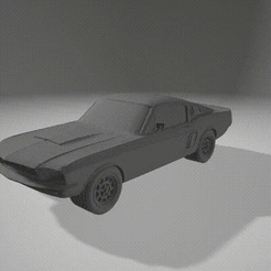 Video_1628510900.gif STL file Shely GT500 (1967) - Printable toy・3D printable design to download, CarHub