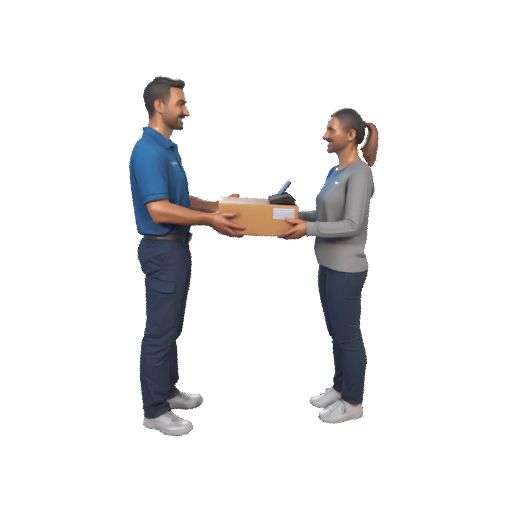 📦 DeliveryPro - Escena de entrega de paquetes・Archivo STL para ...