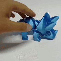 Rinototo.gif STL file Nice triceratops Flexi・3D printer model to download