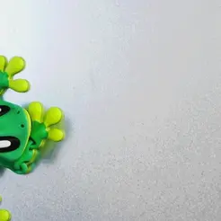 Gecko-Gif.gif Blob Gecko - Magnetic Flexi Fidget Art Toy with Rock