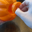 IMG_7885.gif Cat Jack-O-Lantern Pumpkin Light Up with Bottom Closure