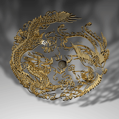 Hnet-image.gif Fichier STL DRAGON & PHOENIX・Objet pour impression 3D à télécharger